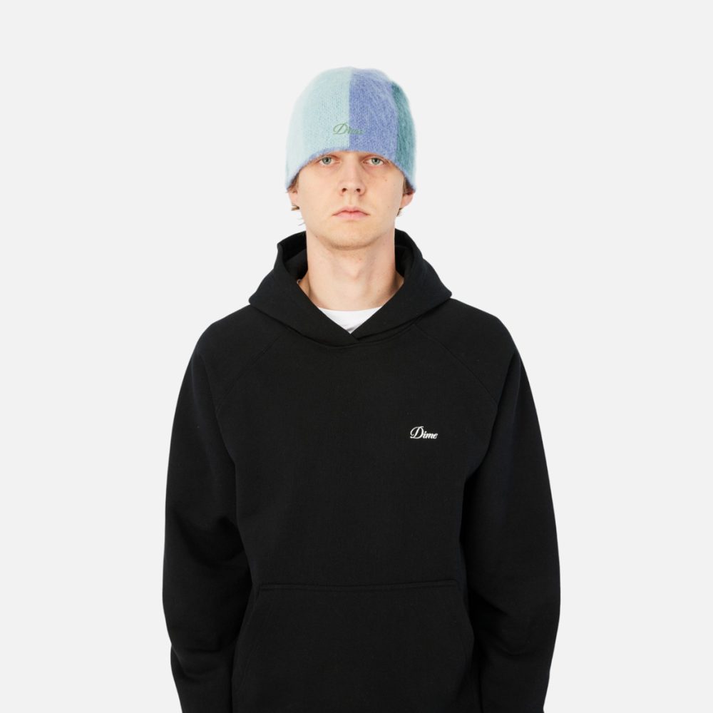 Dime Mohair Skully Beanie - Blue Multi