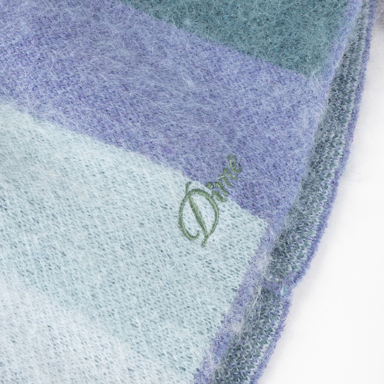 Dime Mohair Skully Beanie - Blue Multi