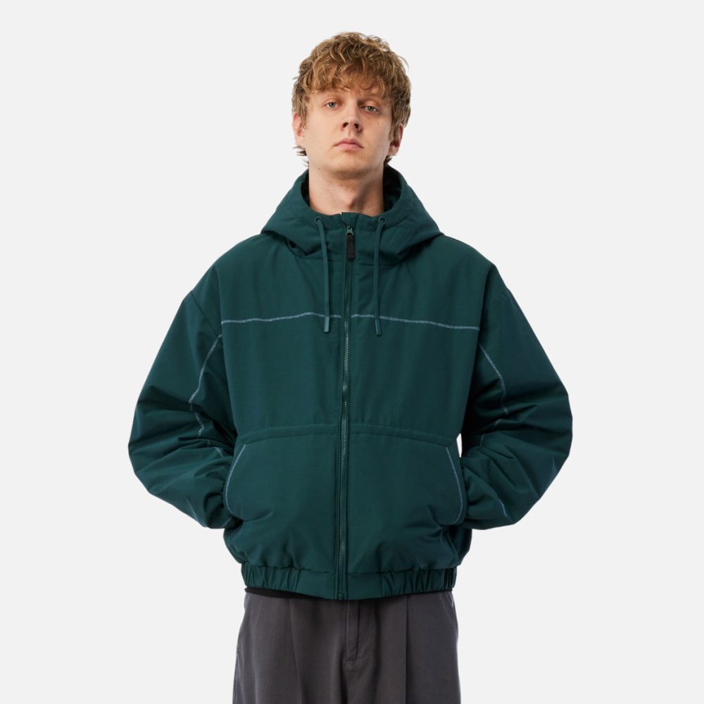 Dime Quilted Ripstop Puffer Jacket - Emerald