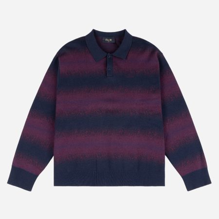 Dime Striped Rugby Knit - Navy/Multi Dime Striped Rugby Knit - Navy/Multi