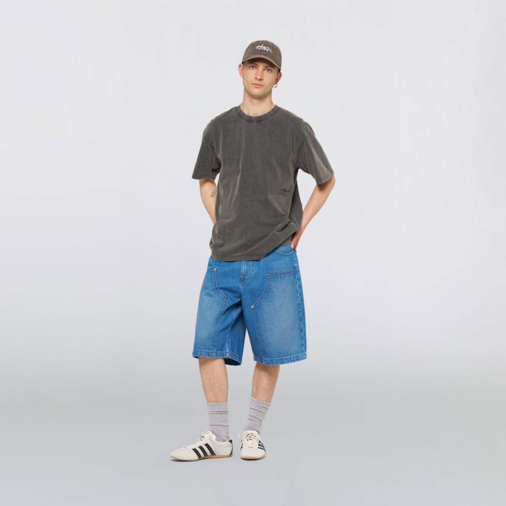 Edwin Axiom Tee - Grey/Marble Fade Out