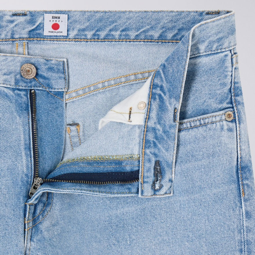 Edwin Kaihara Pure Indigo 12.5oz Regular Tapered Jean - Blue/Light Used