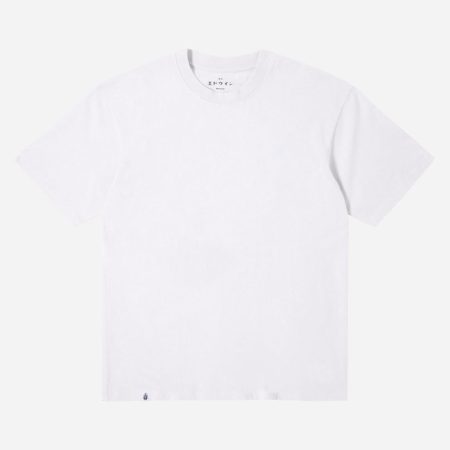 Edwin Oversize Basic Tee - White/Garment Washed