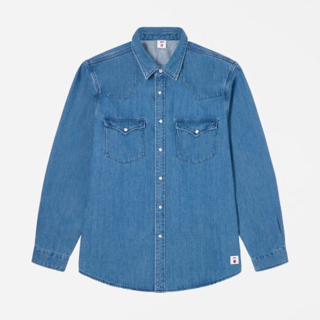 Edwin Western Shirt - Blue/Light Used Edwin Western Shirt - Blue/Light Used