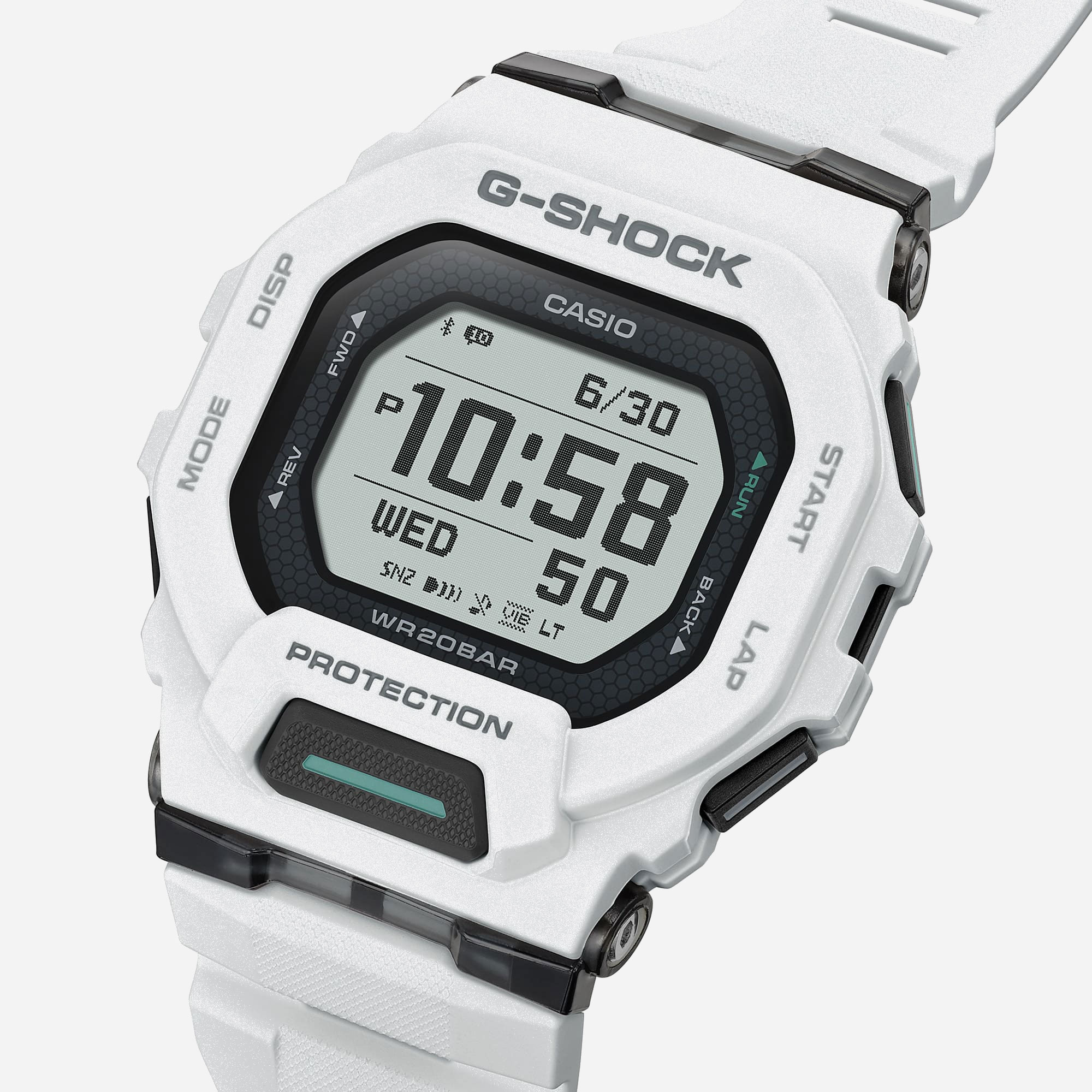 G Shock Sports Bluetooth G Squad GBD-200-7ER Watch - White