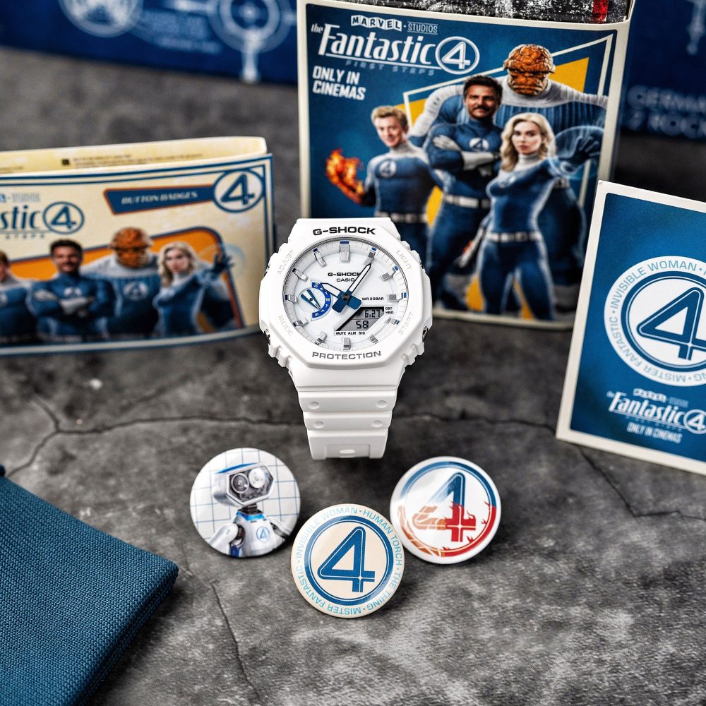 G Shock x The Fantastic Four First Steps DW-6900HDS-7ER Watch - White/Blue