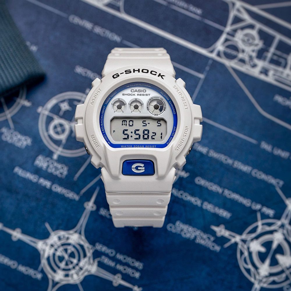 G Shock x The Fantastic Four First Steps DW-6900HDS-7ER Watch - White/Blue