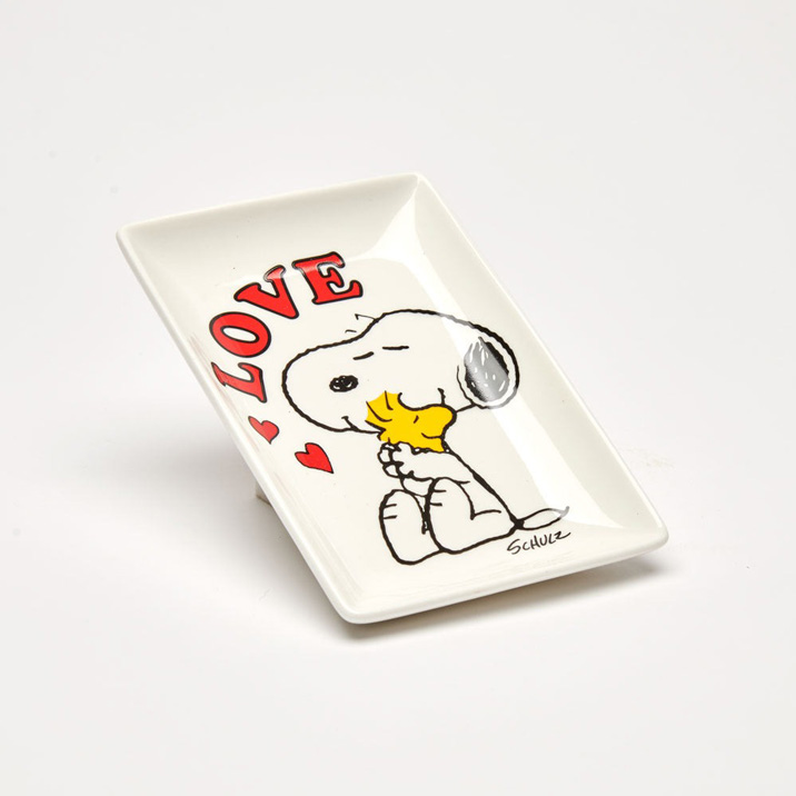 Magpie x Peanuts Rectangular Trinket Dish - Love
