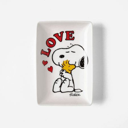 Magpie x Peanuts Rectangular Trinket Dish - Love Magpie x Peanuts Rectangular Trinket Dish - Love