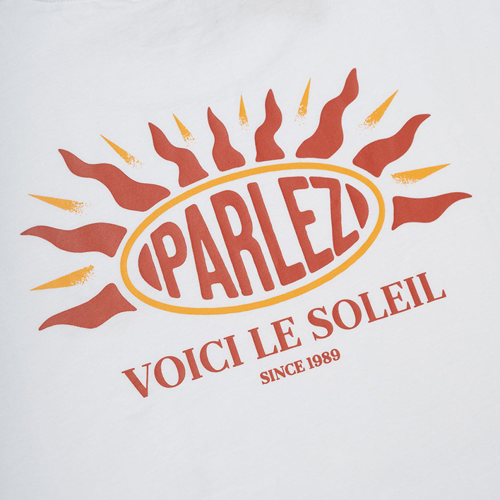 Parlez Soleil Tee - White