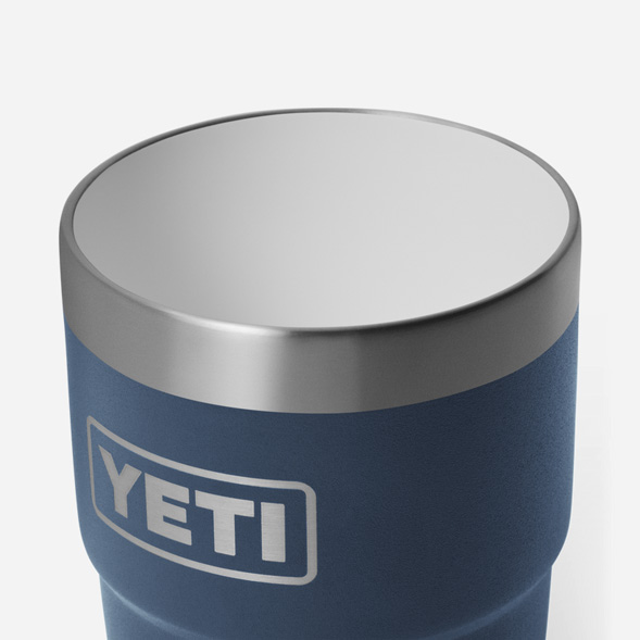 YETI Rambler 8 Oz Stackable Cup With DuraSip™ Ceramic Lining - Navy YETI Rambler 8 Oz Stackable Cup With DuraSip™ Ceramic Lining - Navy
