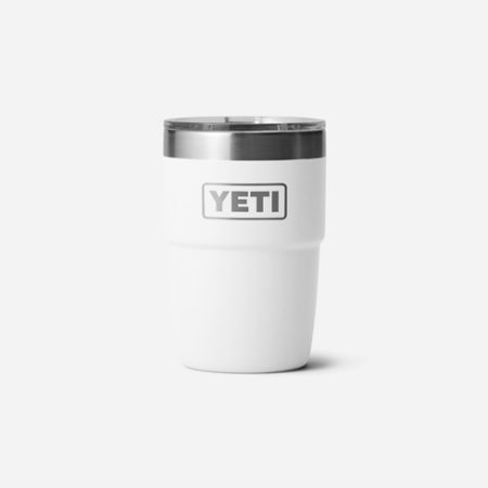 YETI Rambler 8 Oz Stackable Cup With DuraSip™ Ceramic Lining - White YETI Rambler 8 Oz Stackable Cup With DuraSip™ Ceramic Lining - White
