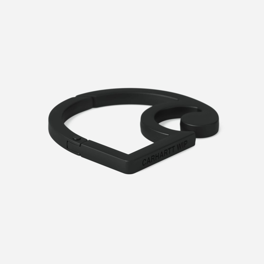 Carhartt WIP C-Logo Carabiner - Black