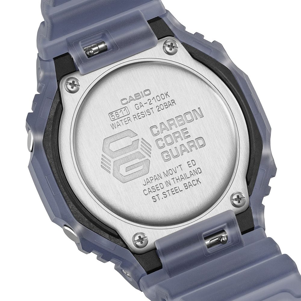 G Shock GA-2100K-2AER Watch - Smoke Blue