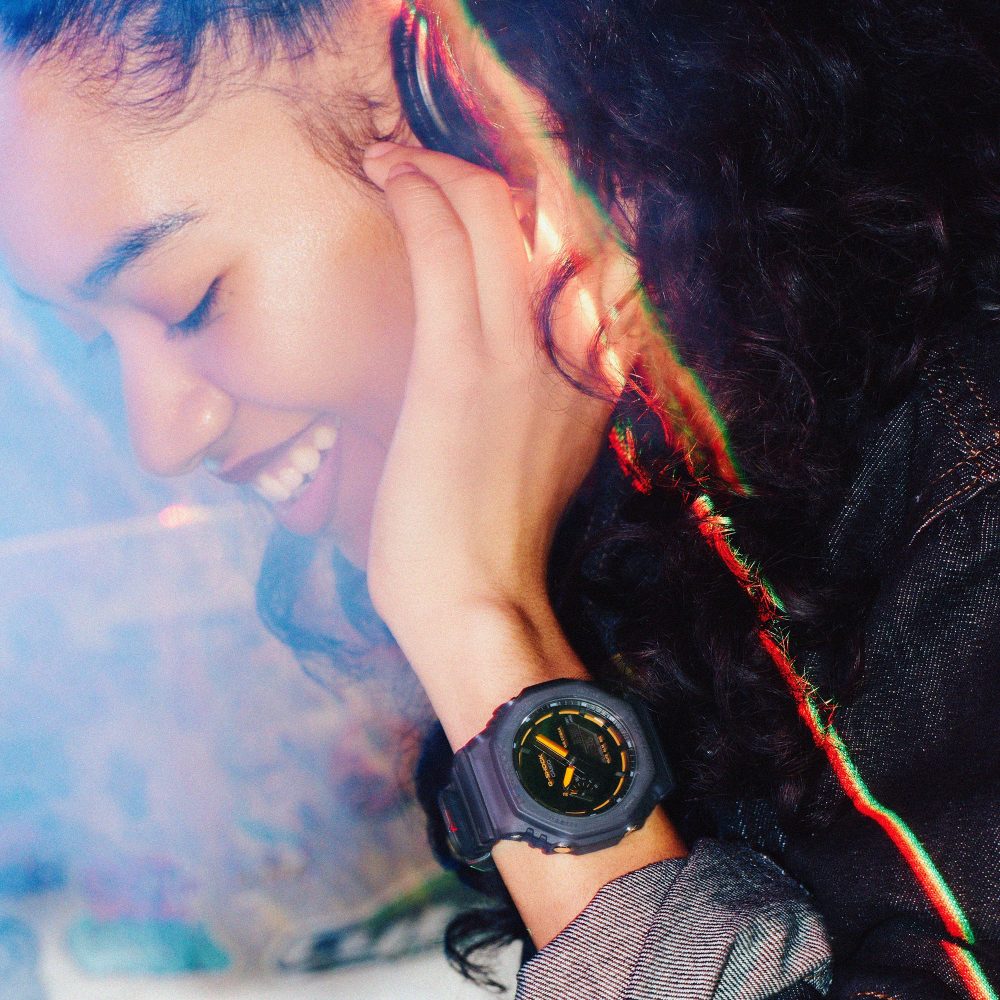 G Shock GA-2100K-2AER Watch - Smoke Blue