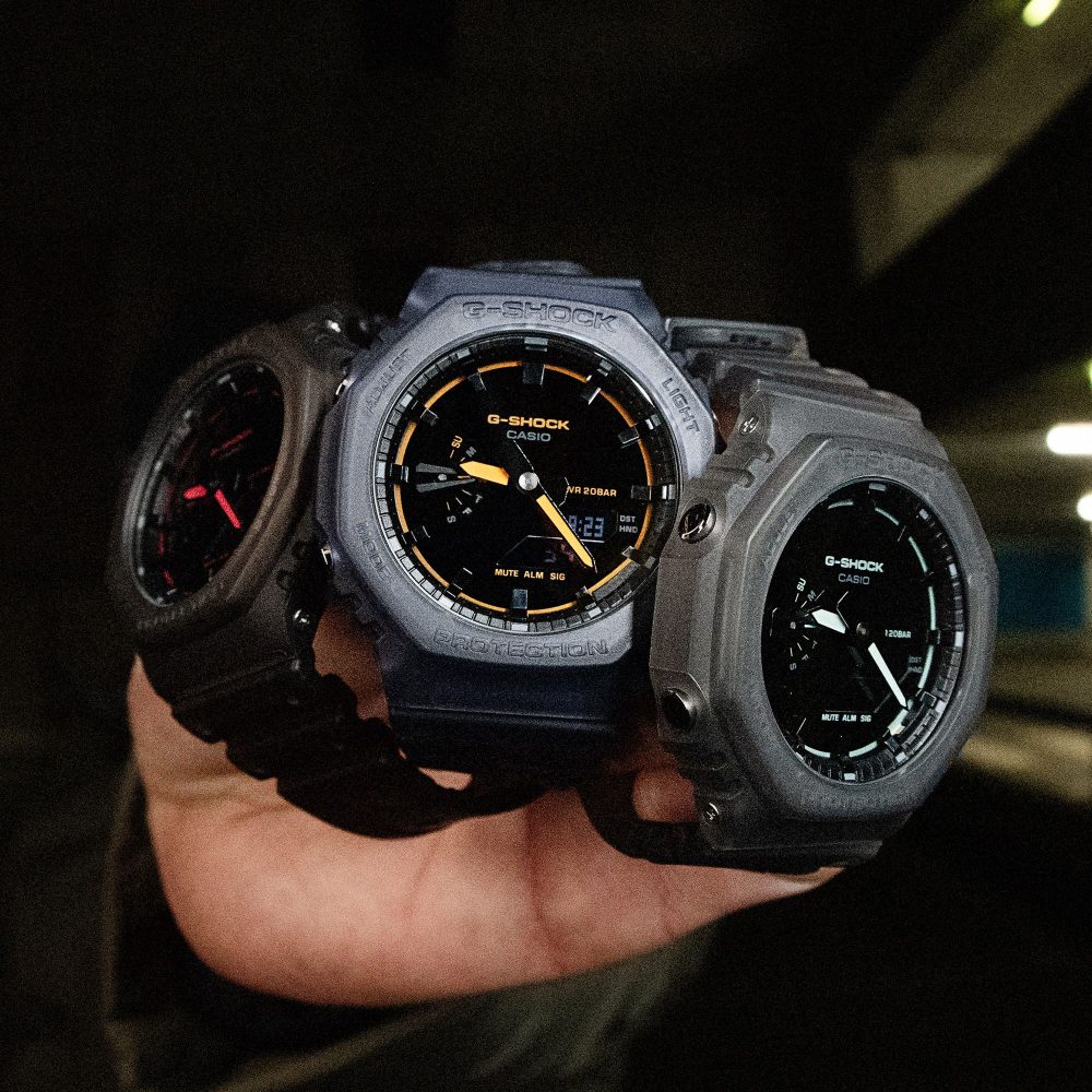 G Shock GA-2100K-5AER Watch - Smoke Brown