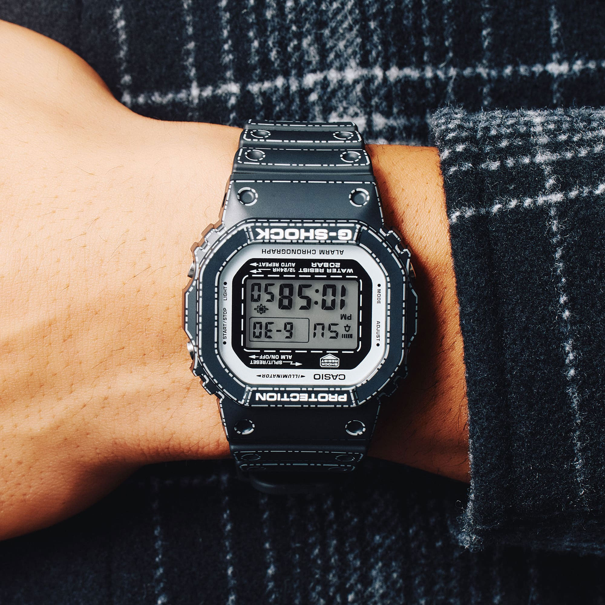 G Shock Origami Edition  DW-5600RGM-1ER Watch - Black