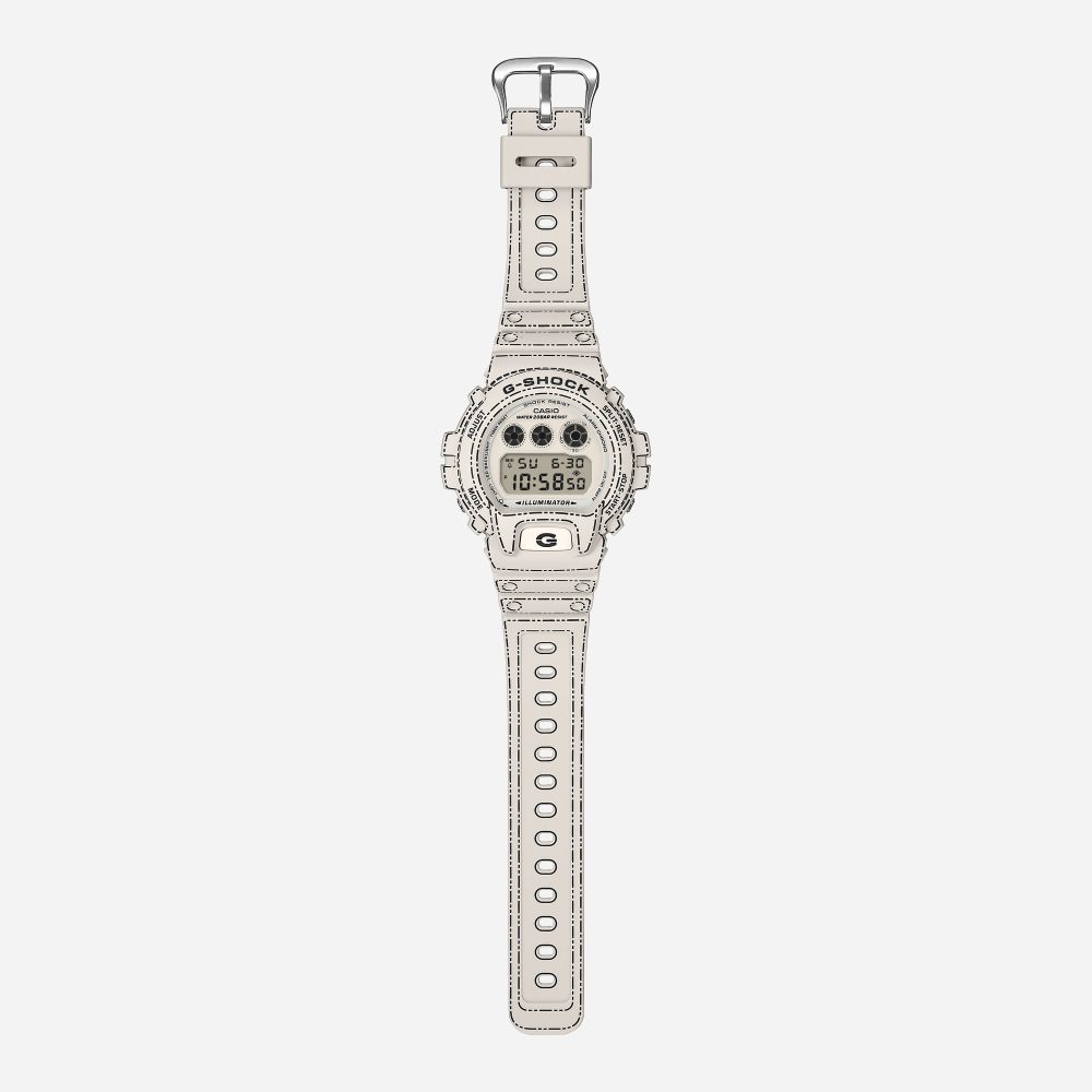 G Shock Origami Edition  DW-6900RGM-5ER Watch - White