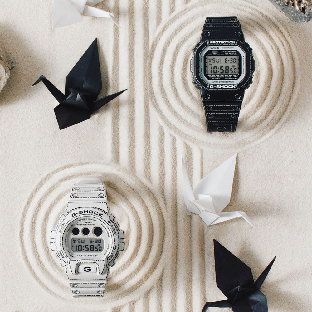 G Shock Origami Edition  DW-6900RGM-5ER Watch - White