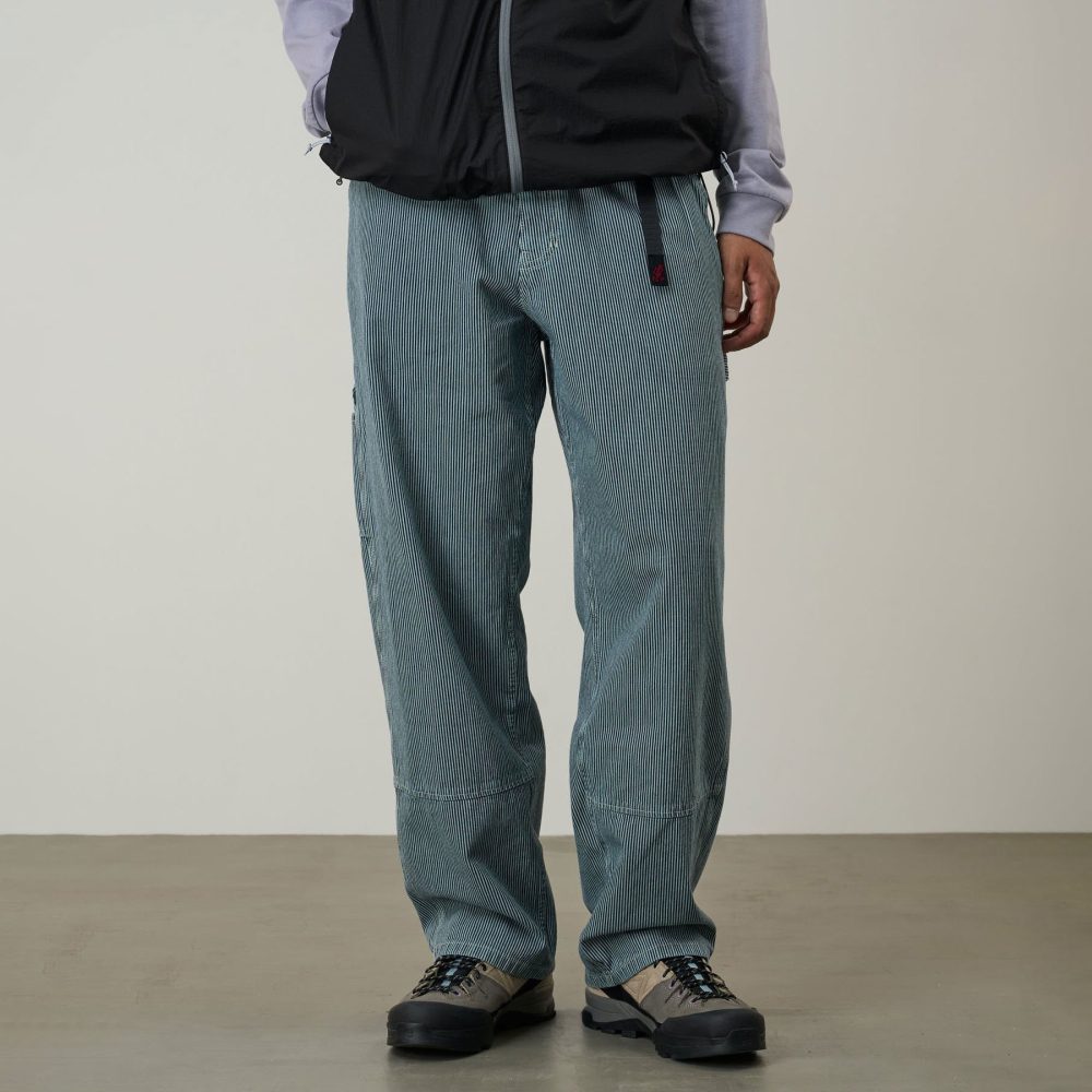 Gramicci Overdyed Hickory Work Pant - Navy Gramicci Overdyed Hickory Work Pant - Navy
