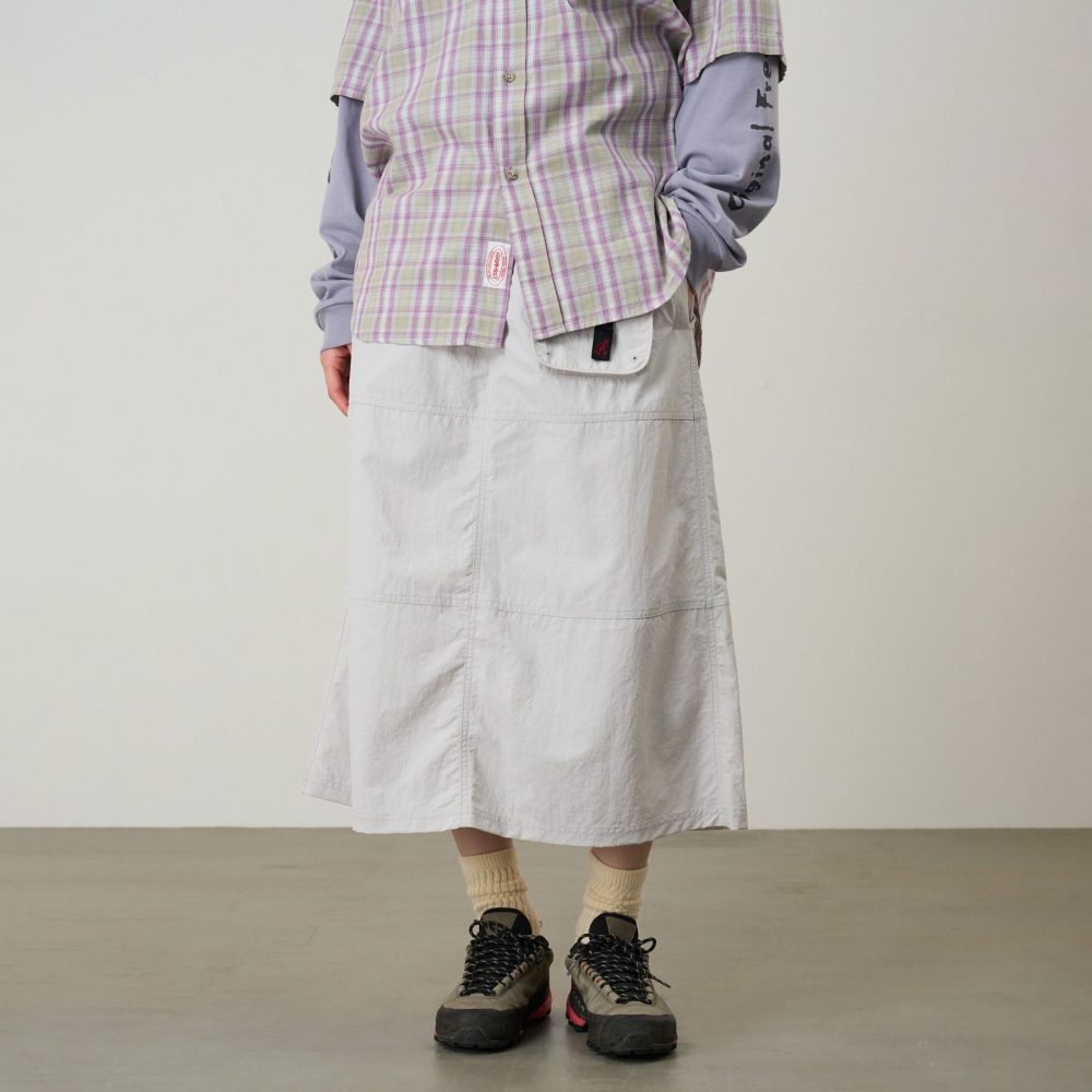 Gramicci Womens Nylon Utility Skirt - Ecru