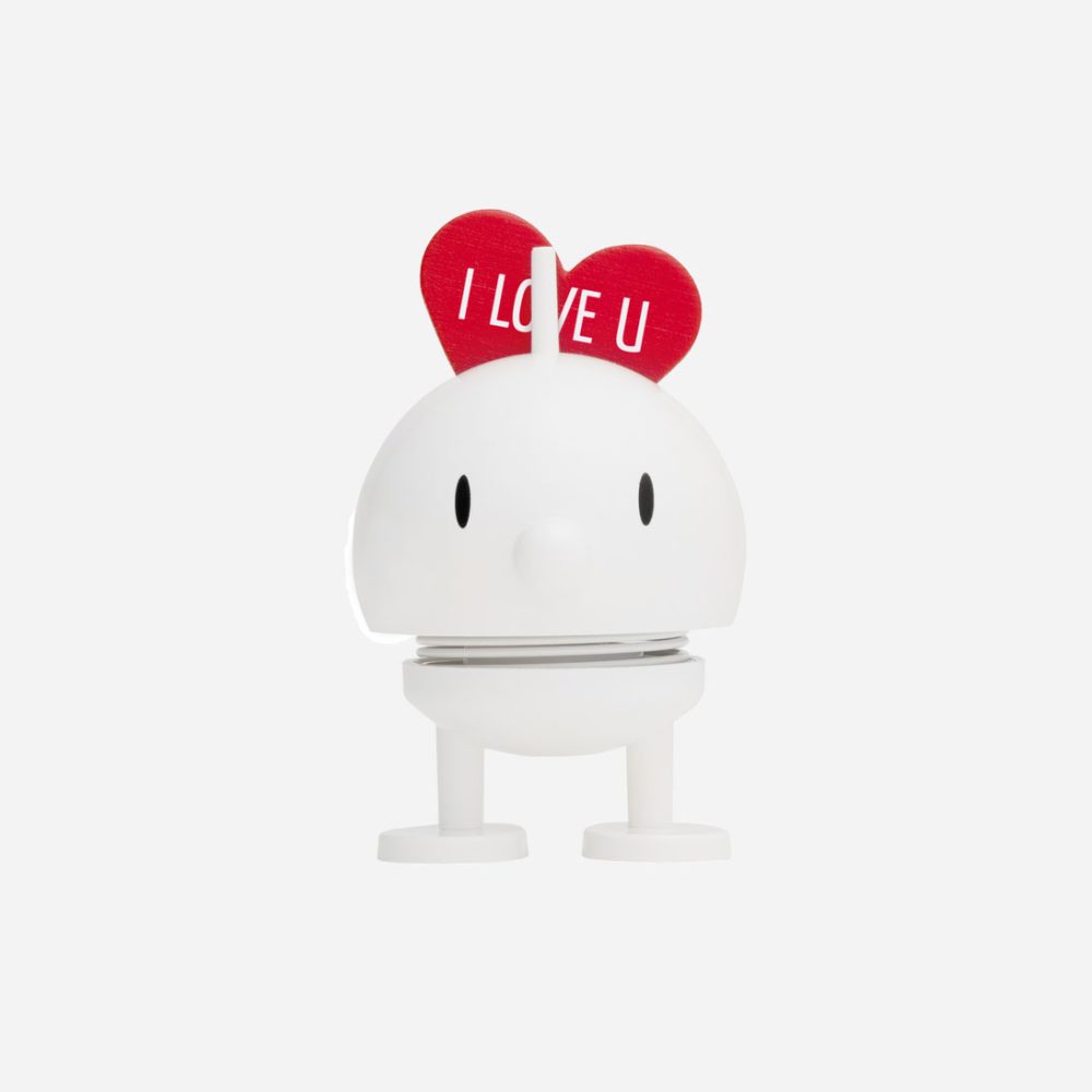 Hoptimist Love Bumble Small - White