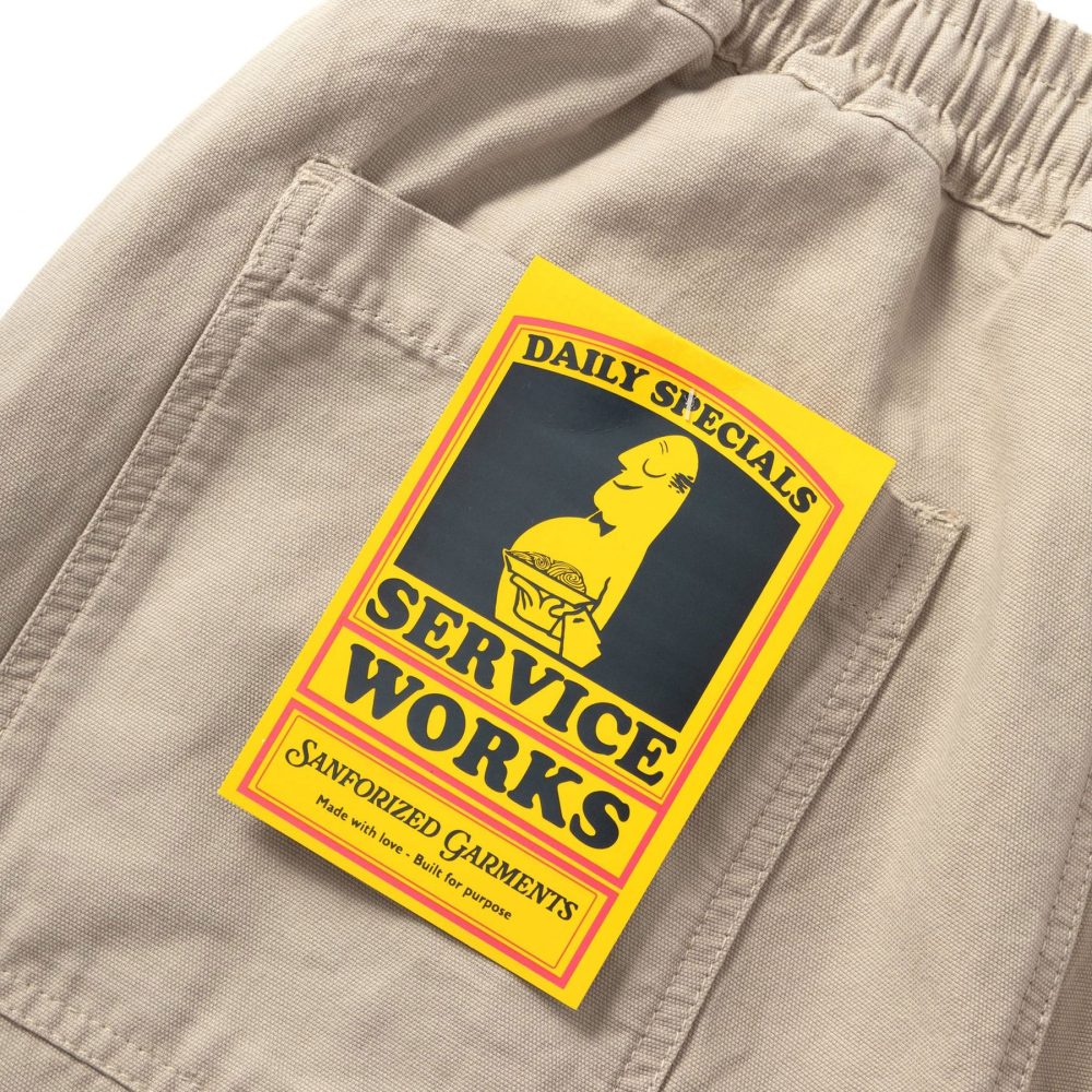 Service Works Classic Chef Pant - Stone