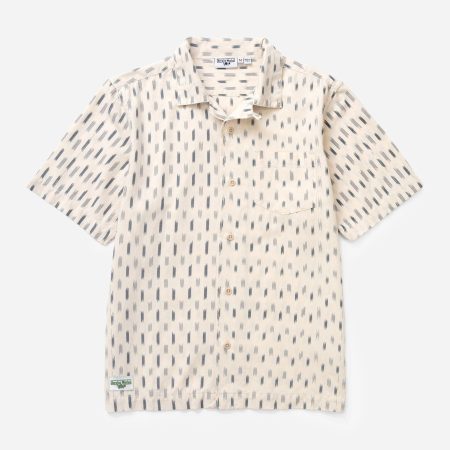 Service Works Ikat Short Sleeve Shirt - White Service Works Ikat Short Sleeve Shirt - White