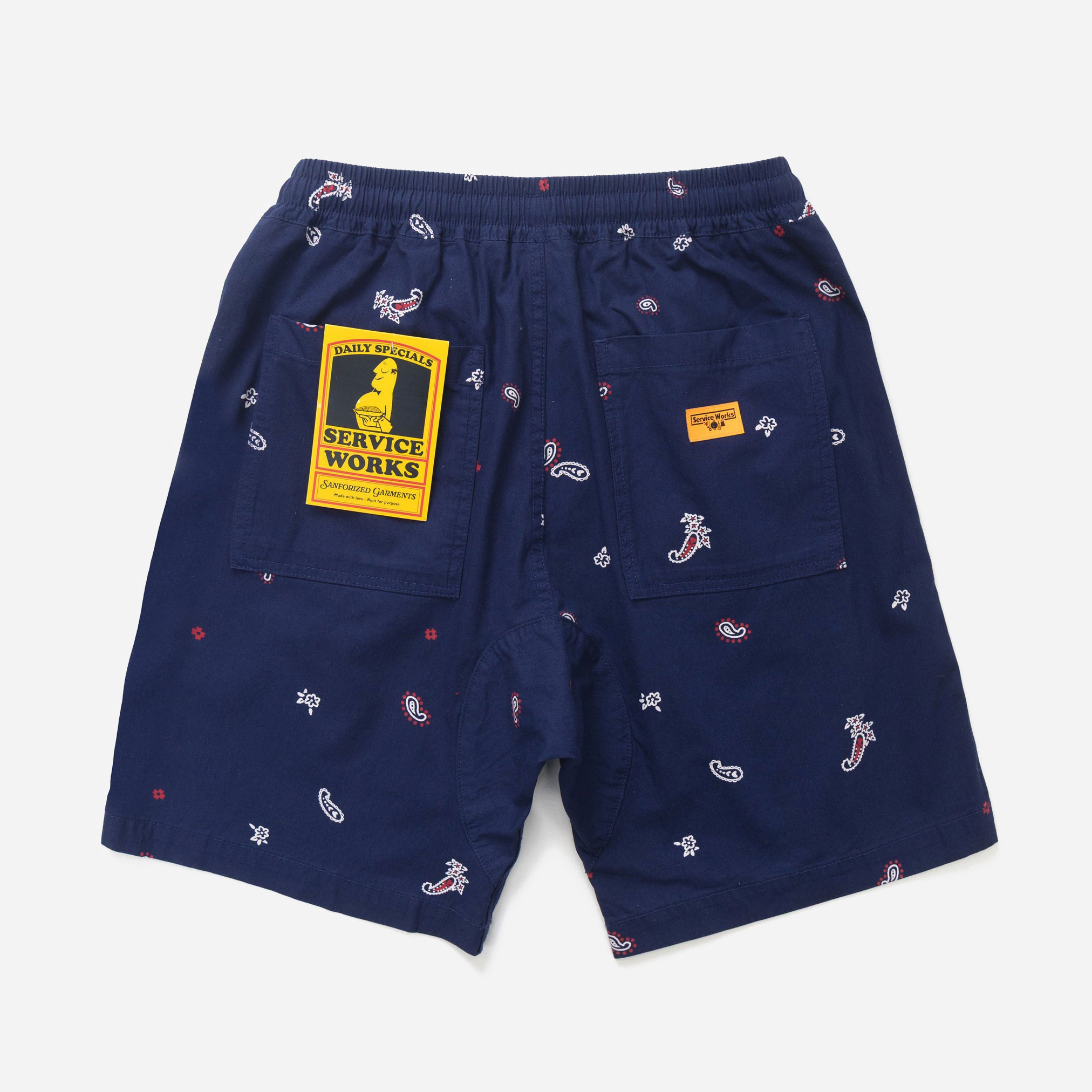 Service Works Paisley Chef Short - Royal