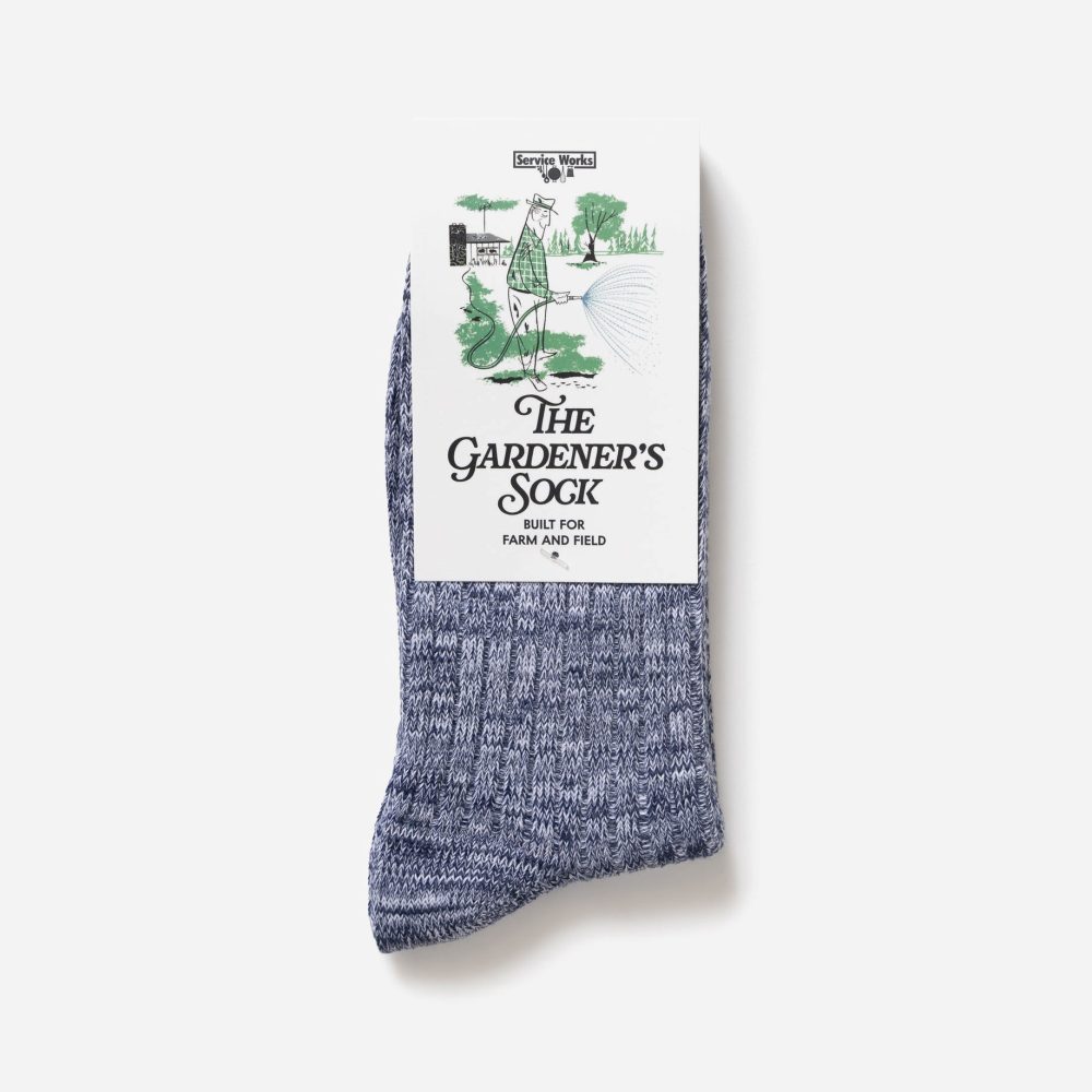 Service Works The Gardener's Sock - Navy Service Works The Gardener's Sock - Navy