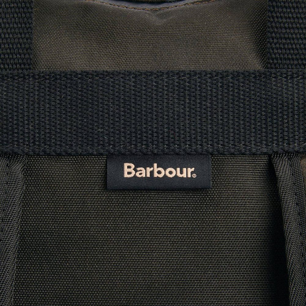 Barbour Field Wax Backpack - Olive/Black