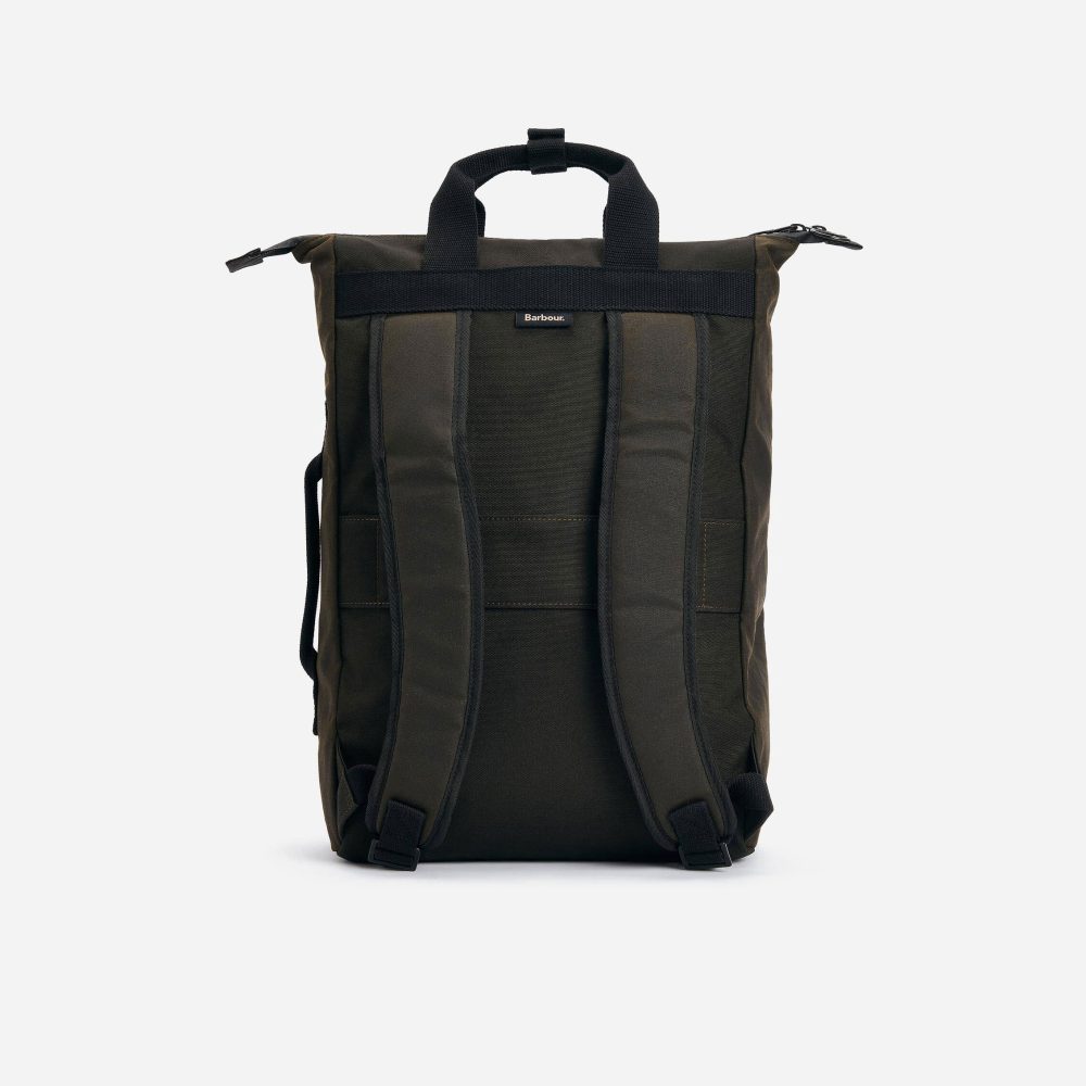 Barbour Field Wax Backpack - Olive/Black Barbour Field Wax Backpack - Olive/Black