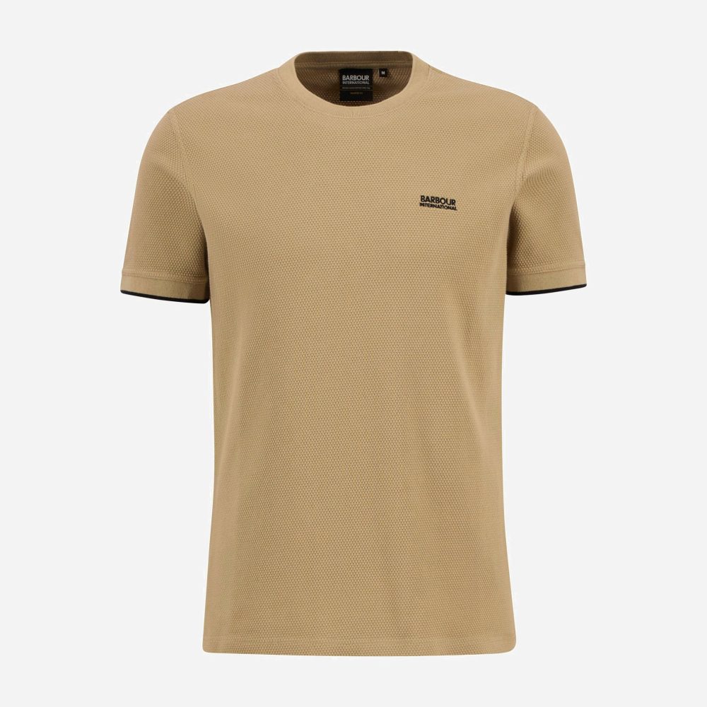 Barbour International Eamon Pique Tee - Coriander Barbour International Eamon Pique Tee - Coriander