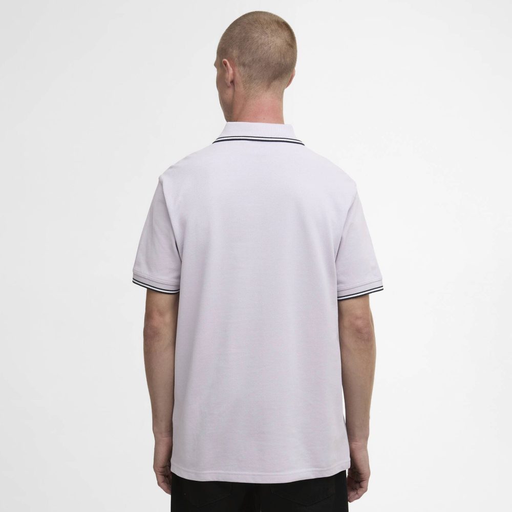Barbour International Evan Tipped Polo - Thistle Barbour International Evan Tipped Polo - Thistle