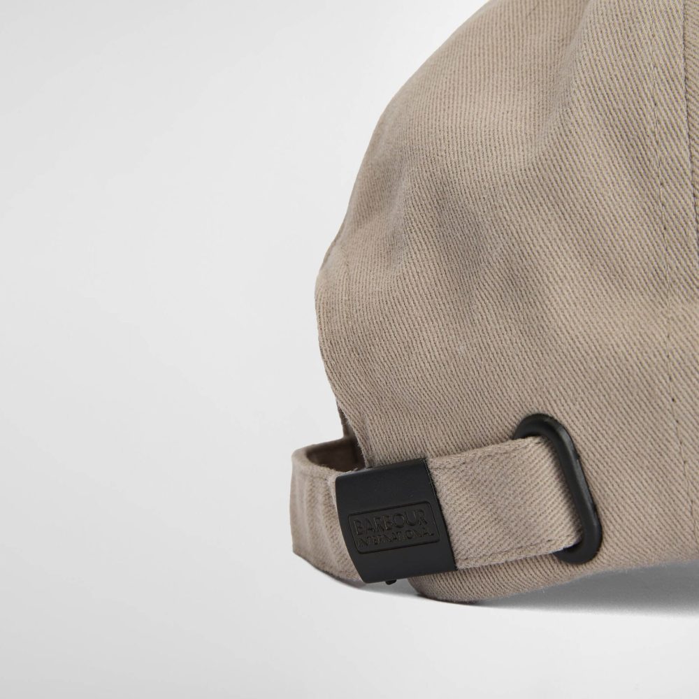 Barbour International Norton Drill Sports Strapback Cap - Concrete Barbour International Norton Drill Sports Strapback Cap - Concrete