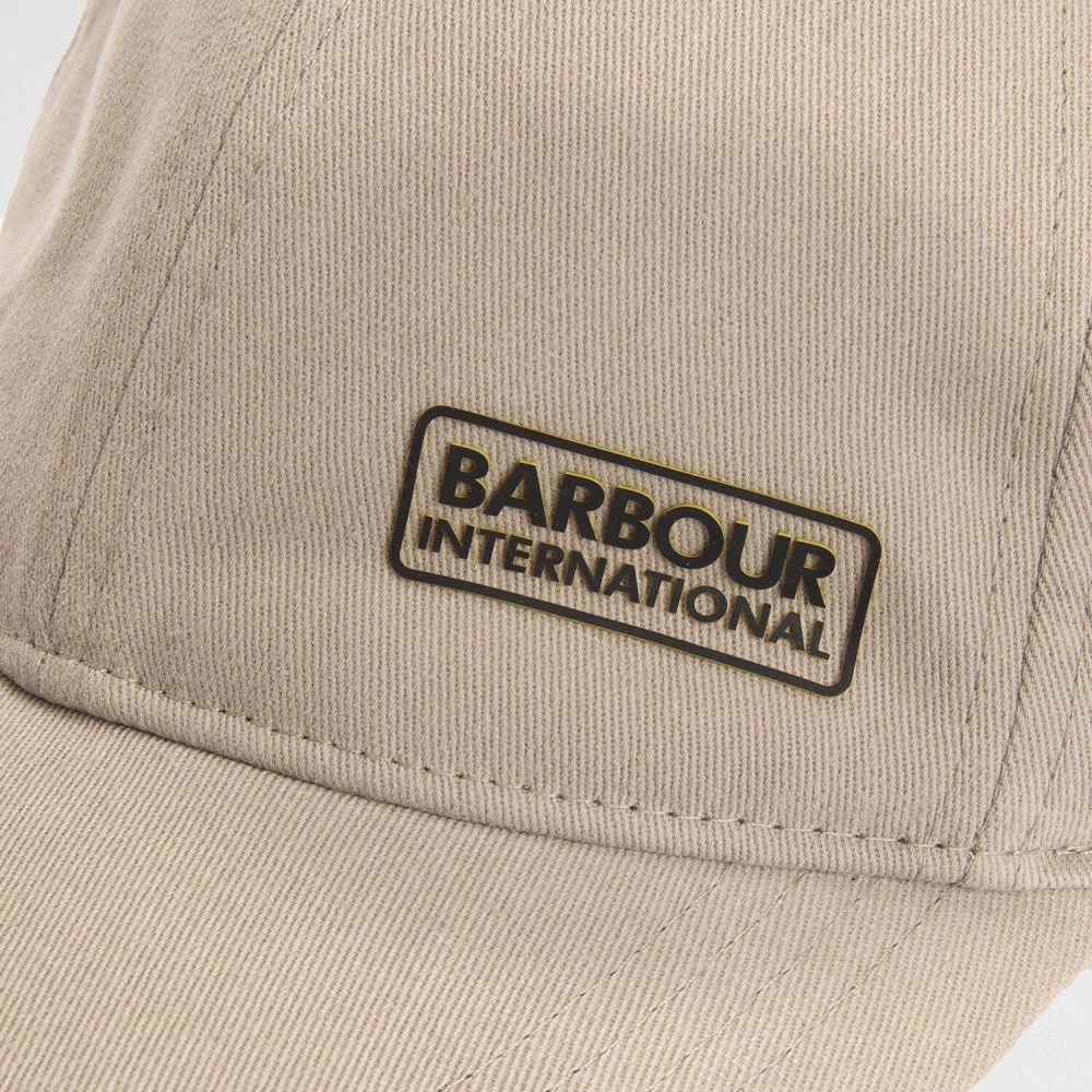 Barbour International Norton Drill Sports Strapback Cap - Concrete Barbour International Norton Drill Sports Strapback Cap - Concrete