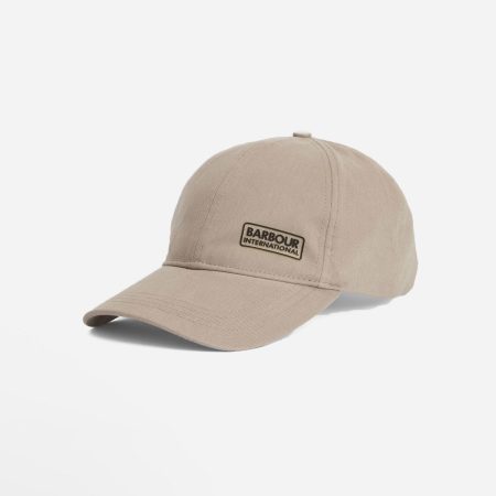 Barbour International Norton Drill Sports Strapback Cap - Concrete Barbour International Norton Drill Sports Strapback Cap - Concrete