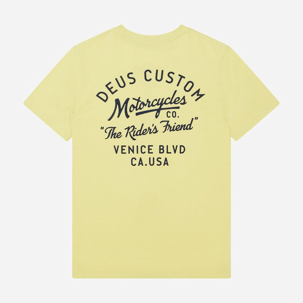 Deus Ex Machina Camber Tee - Canary Yellow