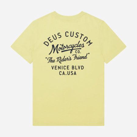 Deus Ex Machina Camber Tee - Canary Yellow Deus Ex Machina Camber Tee - Canary Yellow