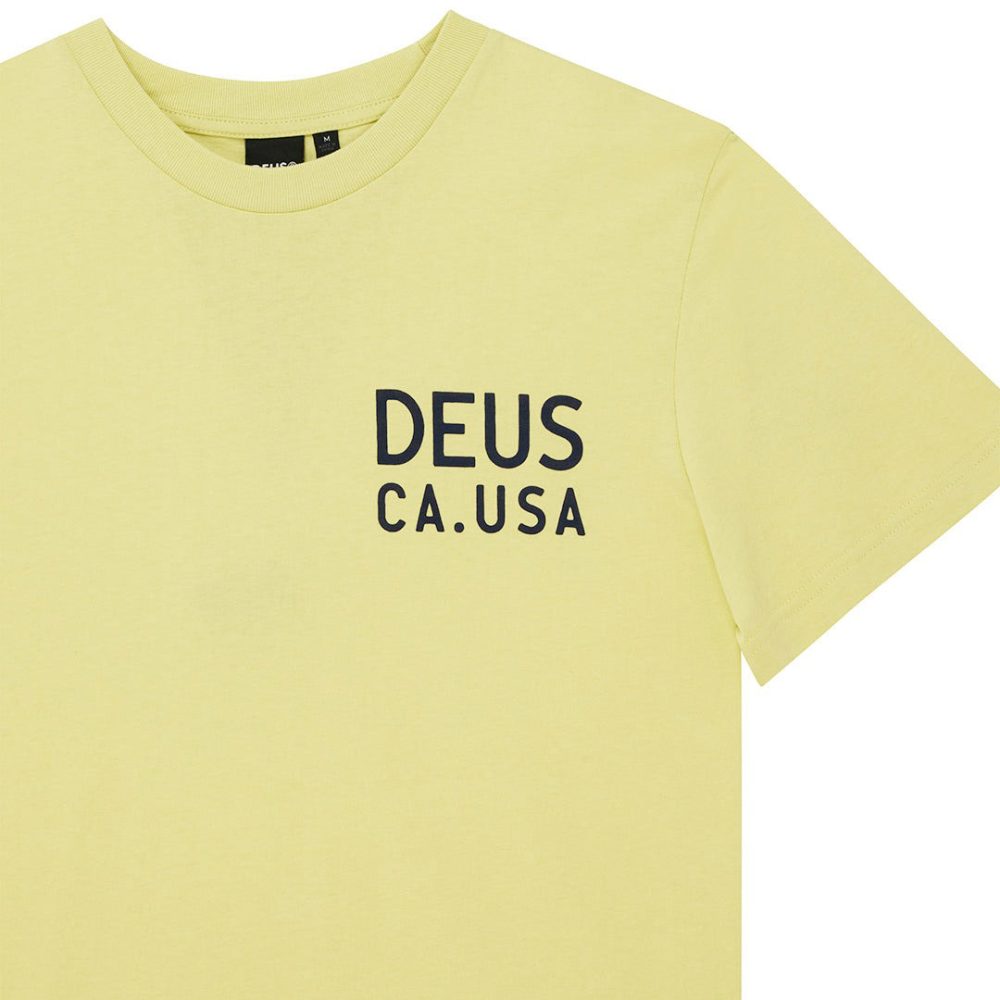 Deus Ex Machina Camber Tee - Canary Yellow