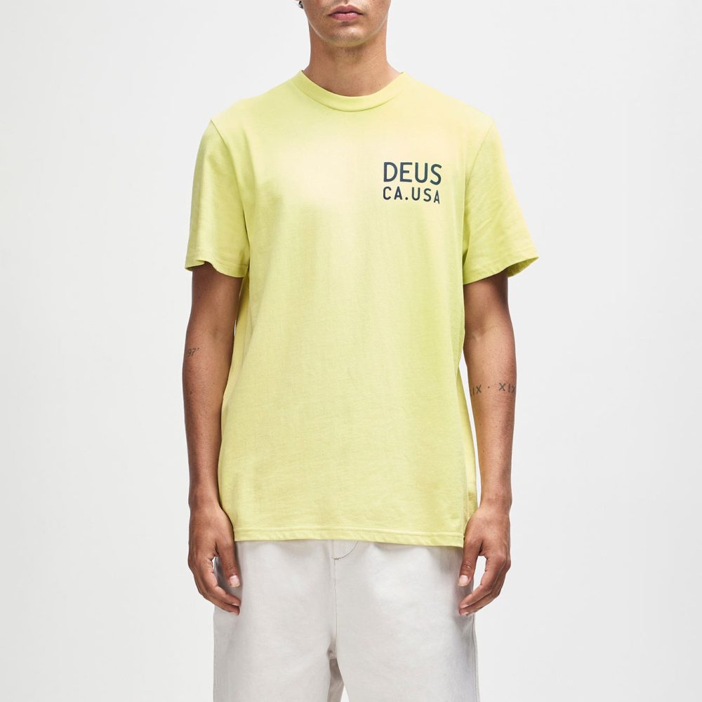 Deus Ex Machina Camber Tee - Canary Yellow