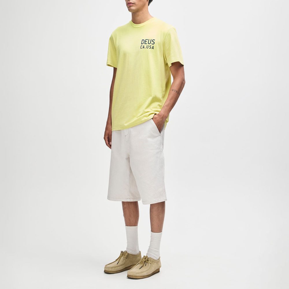 Deus Ex Machina Camber Tee - Canary Yellow