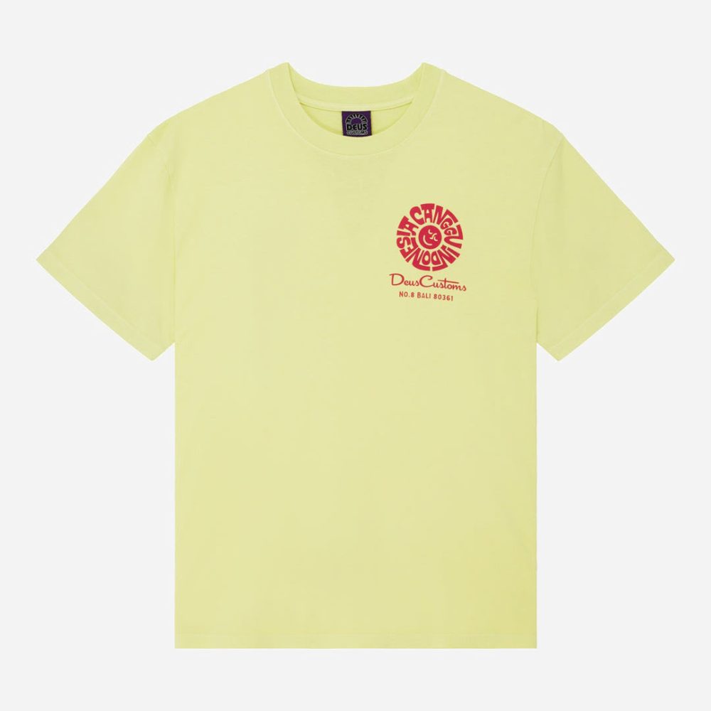 Deus Ex Machina Canggu Address Tee - Canary Yellow