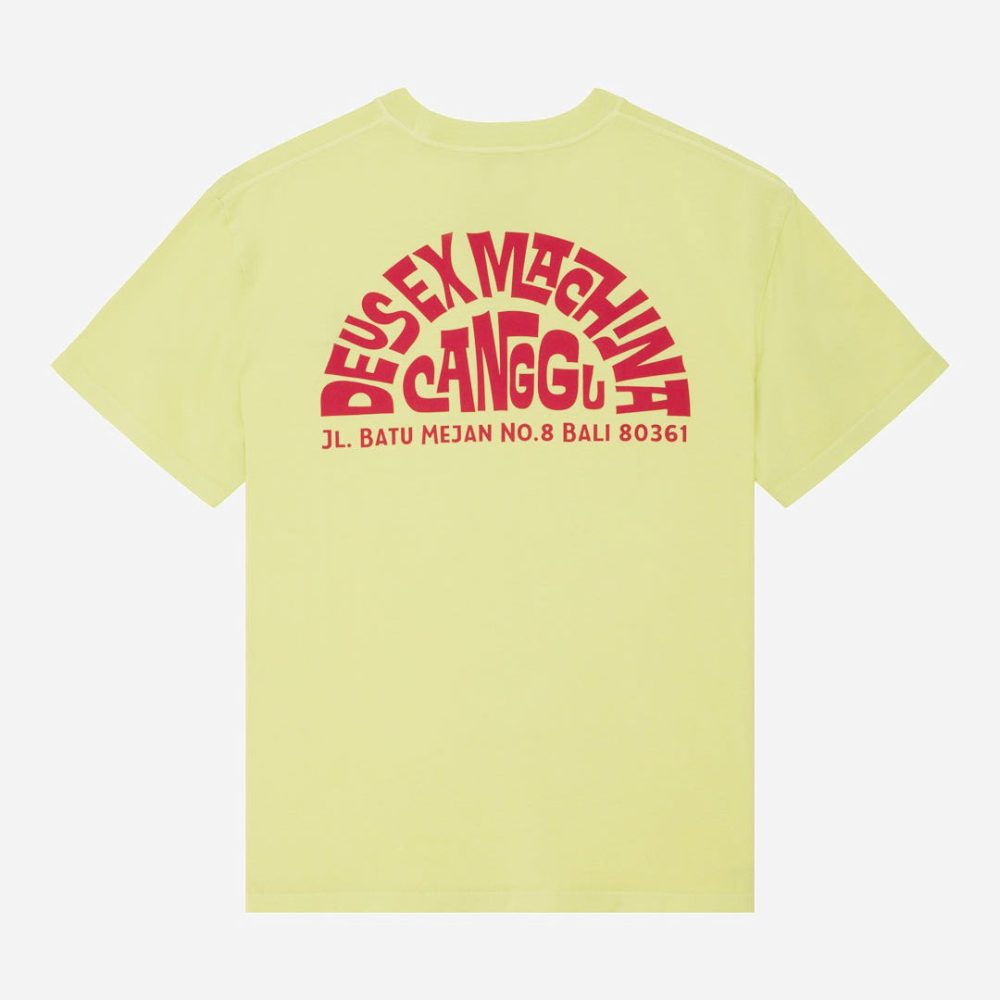 Deus Ex Machina Canggu Address Tee - Canary Yellow