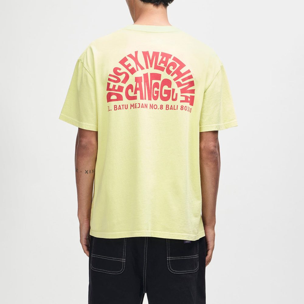 Deus Ex Machina Canggu Address Tee - Canary Yellow