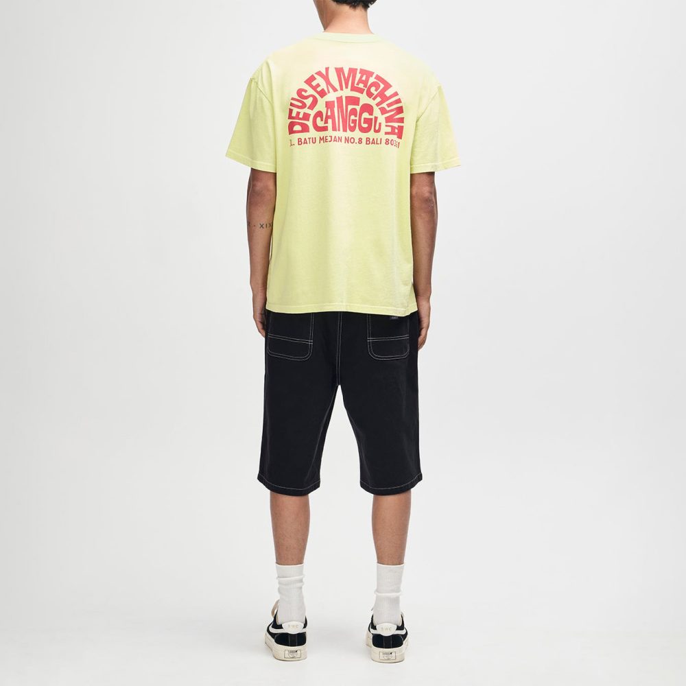 Deus Ex Machina Canggu Address Tee - Canary Yellow