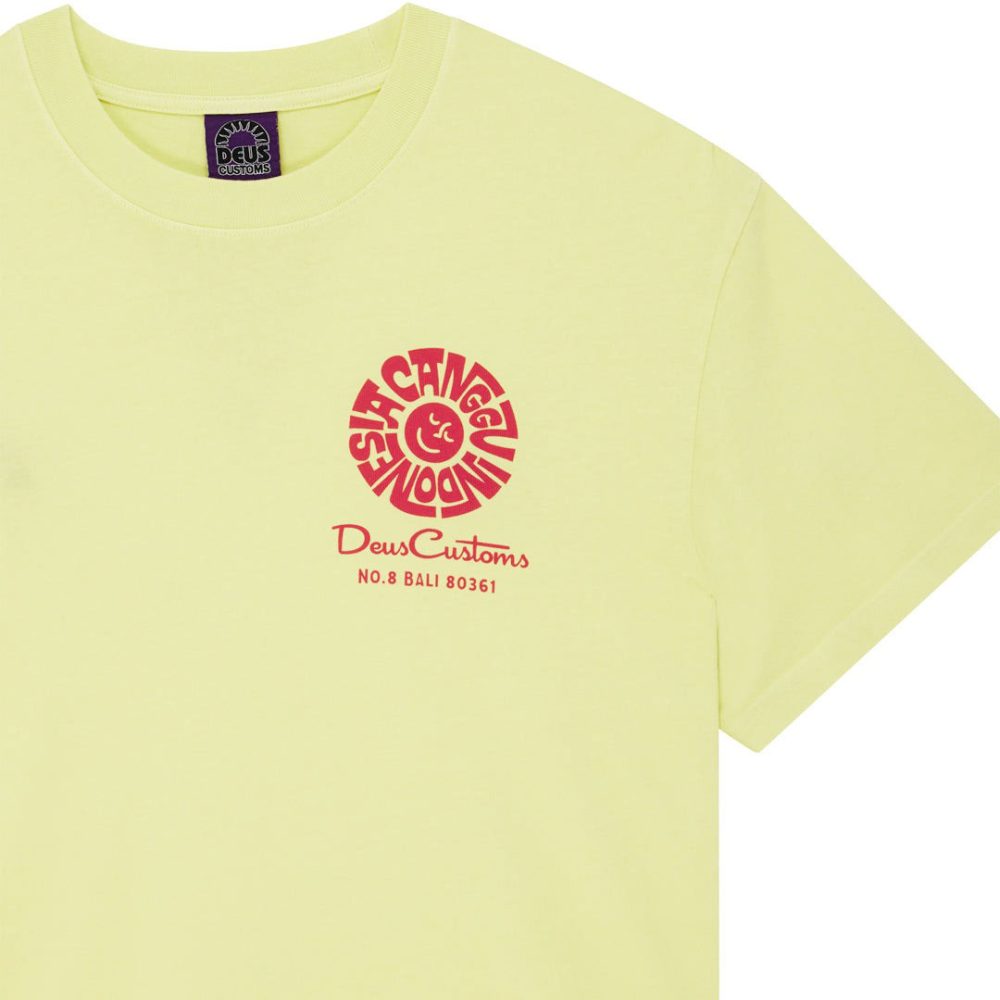 Deus Ex Machina Canggu Address Tee - Canary Yellow