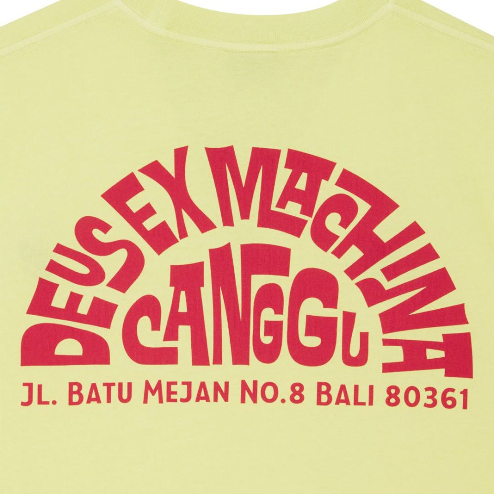 Deus Ex Machina Canggu Address Tee - Canary Yellow