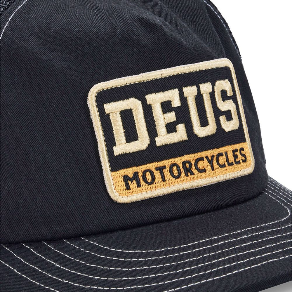 Deus Ex Machina Malden Trucker Cap - Black