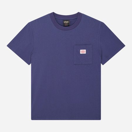 Deus Ex Machina Parts & Service Pocket Tee - French Blue Deus Ex Machina Parts & Service Pocket Tee - French Blue
